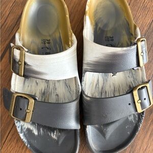Birkenstock Black and White Sandals